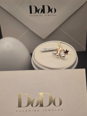 Dodo Pomellato Stellina Ohrstecker in 375er Gold mit Zuchtperlen Neu OVP370 -40%