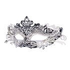 Masquerade Mask Mardi Gras Deecorations Venetian Masks for Womens Black with ...