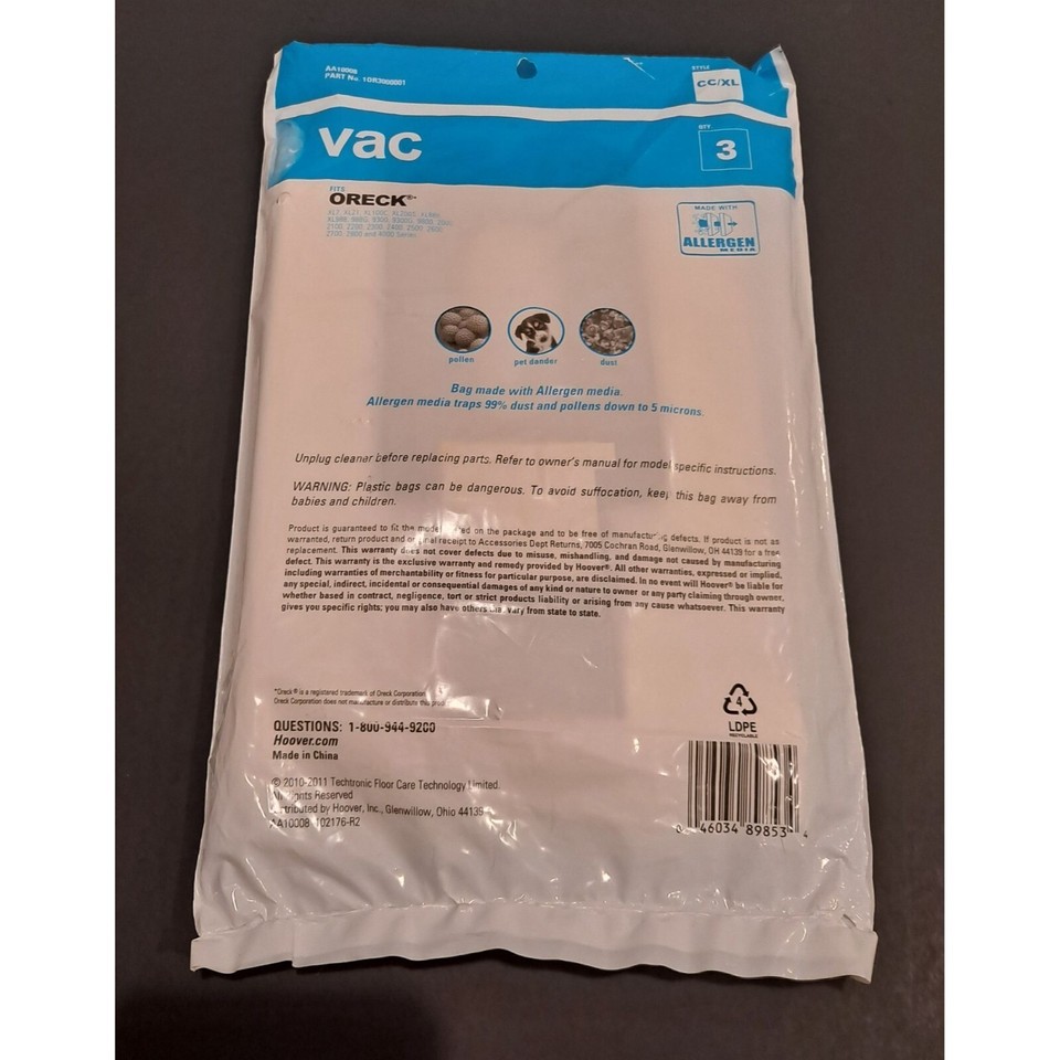 Originale Oreck Tutti XL Verticali Aspirapolvere Cintura Upright - Foto 4