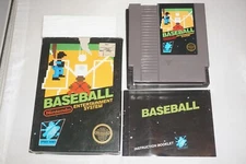 Baseball HANGTAB Sticker (Nintendo NES) Complete in Box CIB #1