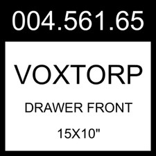 IKEA VOXTORP Drawer Front Dark Gray 15x10" 004.561.65