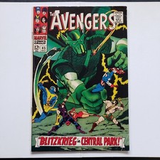 The Avengers #45 Vol. 1 (1963) 1967 Marvel Comics  The Super-Adaptoid! Hercules!