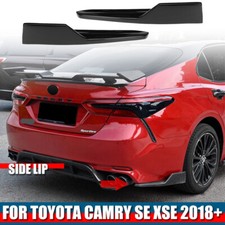 Rear Bumper Diffuser Lip Spoiler For 2018-2024 Toyota Camry Se Xse Glossy Black Rear Bumper Diffuser Lip Spoiler For 2018-2024 Toyota Camry Se Xse Glossy Black
