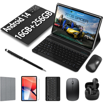 Tab 10 Inch cellular tablet Android 14 16GB+256GB 8MP+13MP 8-Core 5G WIFI GPS