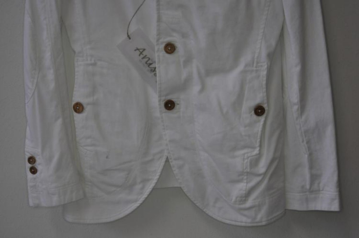Anissey Jackets Male 54 WHITE 1497318B165253