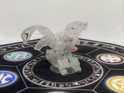 Bakugan Geogan Rising Darkus Nillious Core Diamond Translucent Glow In The Dark