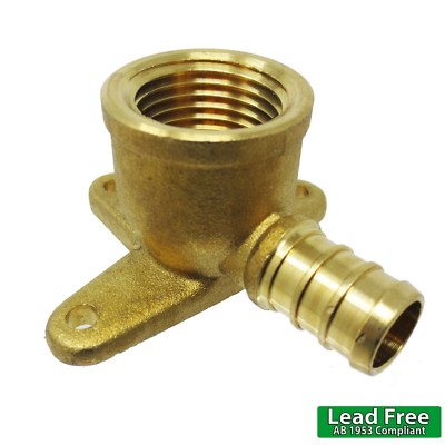 Adapter 3 4 Pack Of 24) EFIELD 3/4" Pex Crimp Fittings 8 Each: T-Piece, Bend And Coupling Efield Crimp T-Stück 3/4x3/4x1/2 Zoll Bleifrei