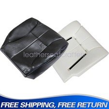 Driver Bottom Leather Seat Cover Foam Cushion For 98-02 Dodge Ram 1500 2500