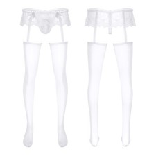 Mens Sheer Mesh Sleep Lounge Long Pants See Through Underwear Pajamas Nightwear