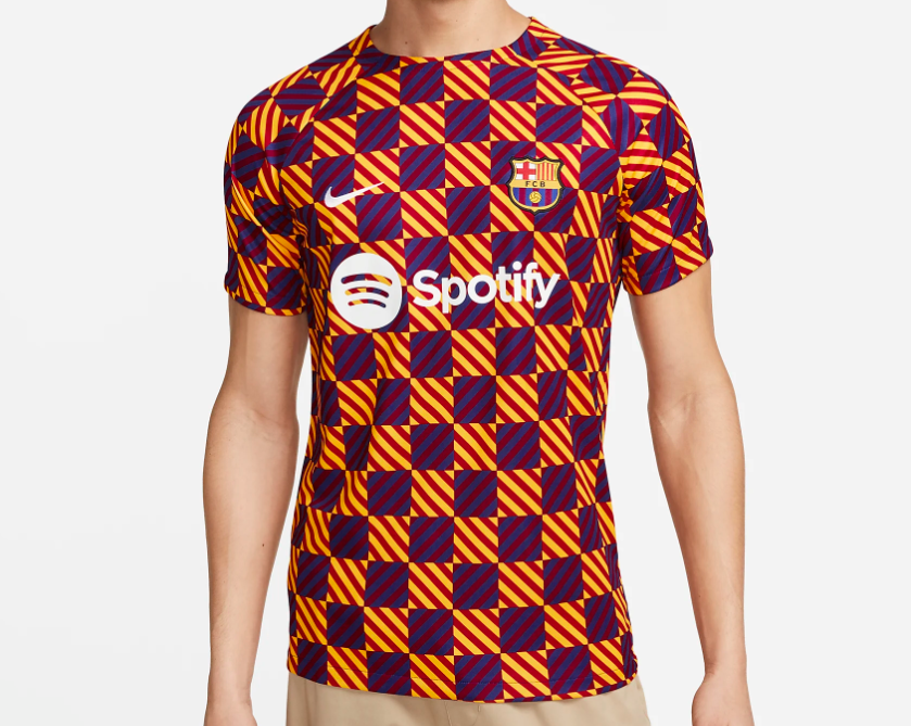 NEW Nike FC Barcelona 2023 Pre-Match Men's Dri-FIT Soccer