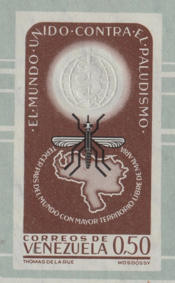 Venezuela 1962 #C819a OMS Drive to Erradicate Malaria - MNH Foto 3 de 3