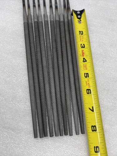 Lot Of (10) Nicholson 8" Round 2nd (Second) Cut Files, 11936, Made in Brazil - Picture 8 of 9