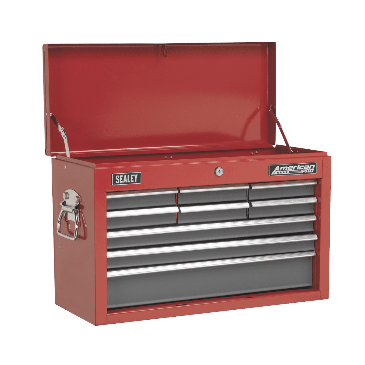 Sealey AP22509BB American PRO Topchest 9 Drawer - Red/Grey