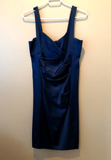 SALE!! Donna Morgan Sapphire Blue Sheath Cocktail Dress- Size 8!!