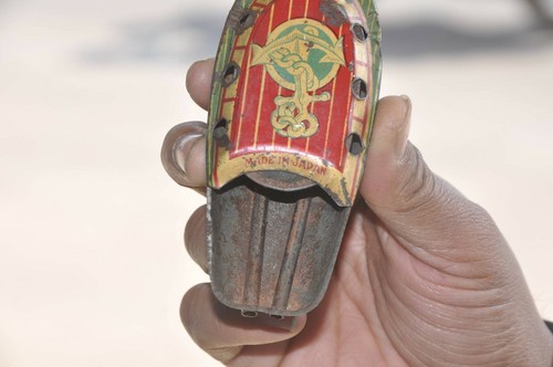 Vintage Penny/Miniature Anchor Mark Litho Steam Boat Tin Toy, Japan - Picture 4 of 9