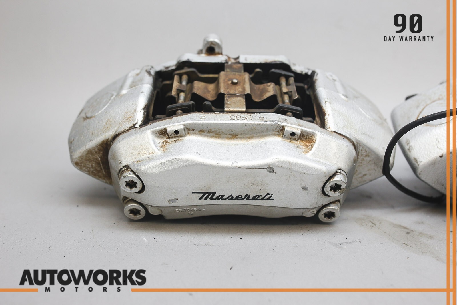 05-08 Maserati Quattroporte M139 Front Right & Left Brake Caliper Brembo Set OEM