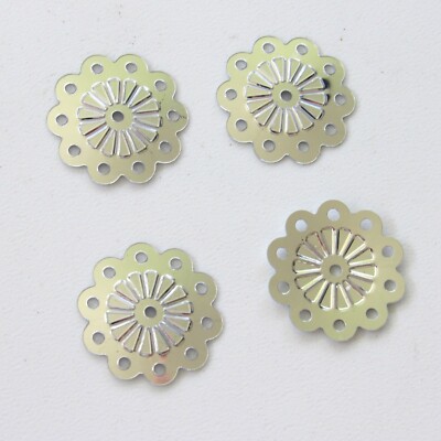 Sequins Silver Fancy Sunburst [#1] (Wheels) 20mm 50 / 250 (25% Off) pieces