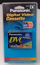 ~Sealed~Panasonic Mini DV Digital Video Cassette SP 60 min Linear Plus LP 90min