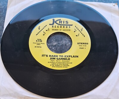 JIM GAMBLE: ORIGINALPRESSUNG: KRIS RECORDS: SCHWER ZU ERKLÄREN