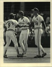 1986 Press Photo St. Louis Cardinals Todd Worrell - lrs07175