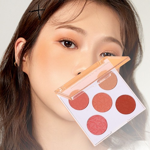 5 Color Blush Powder Palette Makeup Matte Definition Velvet Skin Natural Gentle - Picture 15 of 20