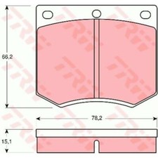 Plaquette de frein Triumph TR6