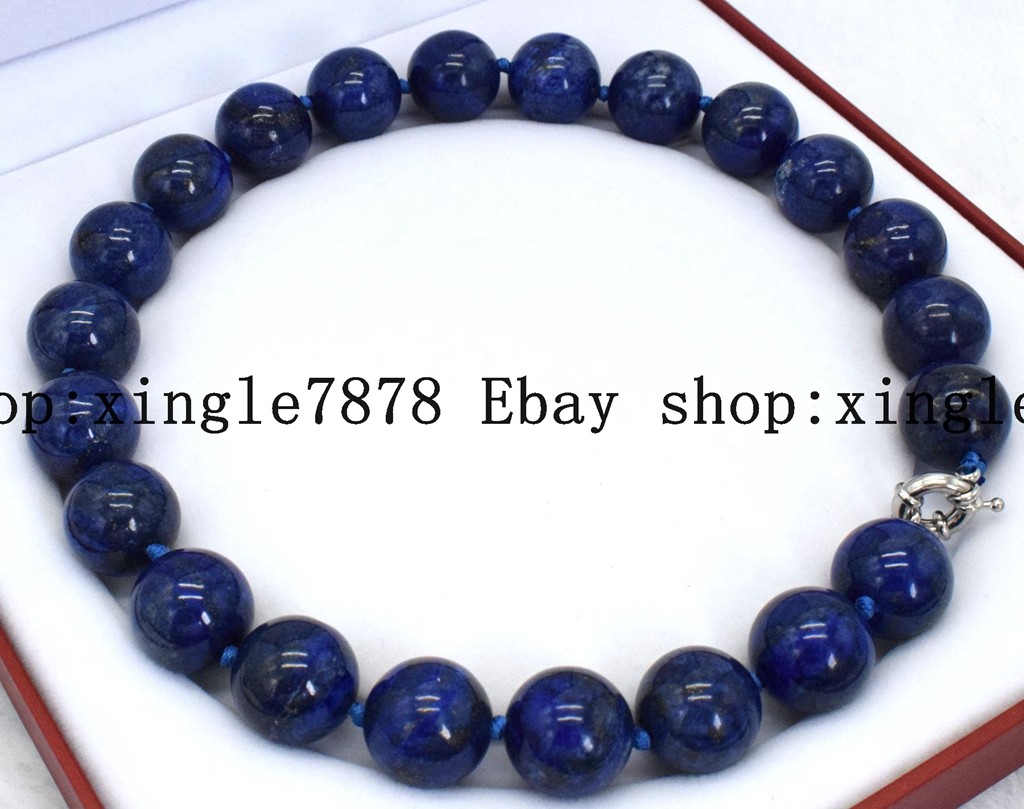 AAA Natürliche Blaue Lapislazuli Edelstein Perlen Größe 8 Mm