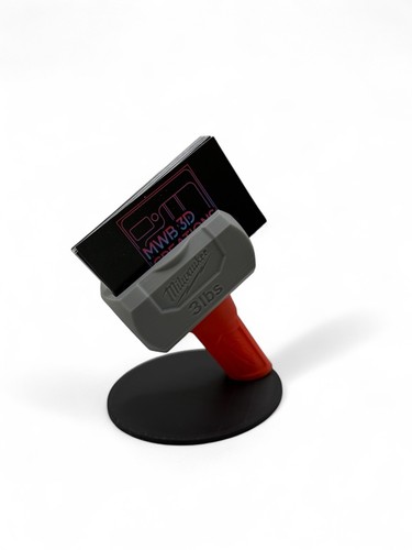 Milwaukee-Style Hammer Business Card Holder – Gift For Him - Picture 4 of 7