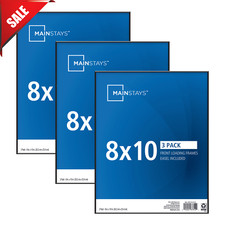 8X 10 Document Front Loading Format Picture Frames Wall Decor Black Set of 3