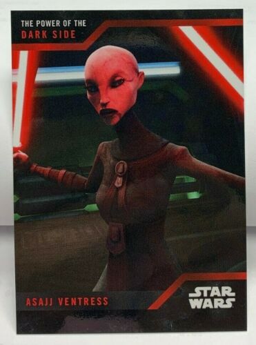 Asajj Ventress 2019 Topps Star Wars The Power of the Dark Side #5 SP /700 - Picture 1 of 2