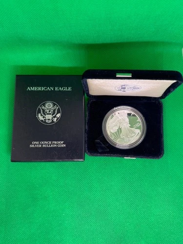 1999-P American Eagle One Ounce Silver Proof Coin w/ Original Box & COA