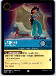 Jasmine Heir of Agrabah 151/204 Rise of the Floodborn Foil