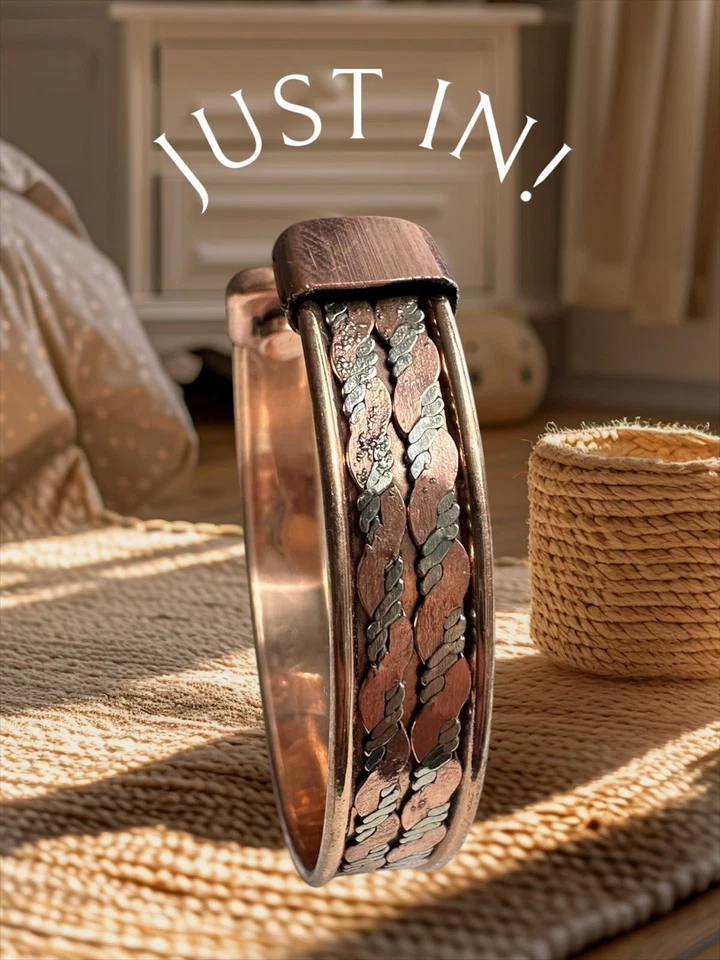 Kupfer Magnet Armband Damen Armreif ;magnetische Kupferarmband - Bild 2 von 4