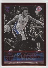2015-16 Panini Replay Red 9/49 Stanley Johnson #85 12hz