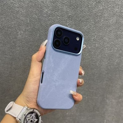 For Apple iPhone 17 Pro Max 16 15 14 13 12 Phone Case Fiber Skin Feeling Shell