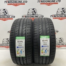 2 X 255 45 17 GOODRIDE 102W XL 255/45ZR17 BRAND NEW B RATED GRIP TYRES 2554517