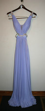 Glamour By Terani Couture Dress Ball Gown Wedding Evening Prom Lavendar Size 0