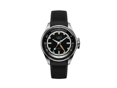 Timex Atelier GMT24 M1a Automatic Watch, Black, 40 mm, TW2Y72400
