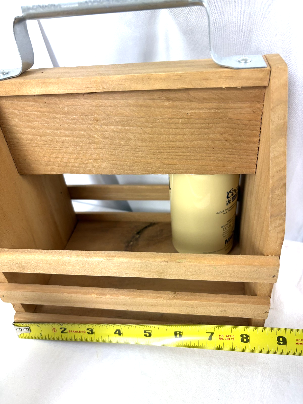 Wooden Beer Carrier Craft Beer Caddy Bottle Opener gift card cans | eBay