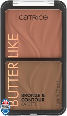 Catrice Butter Like Bronze and Contour Palette | 2-in-1 Ultra-Blendable Bronz