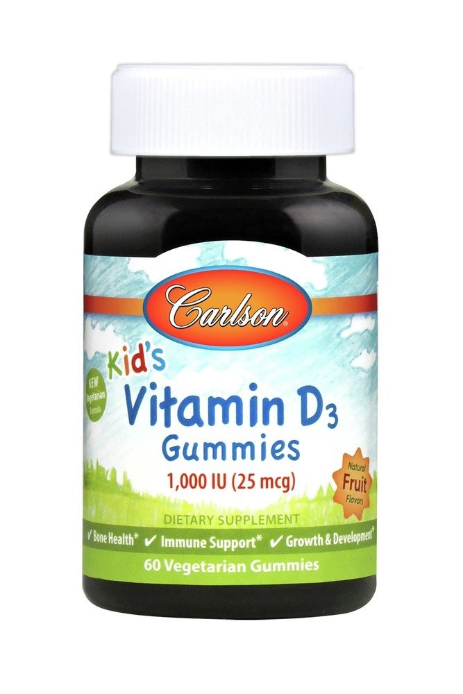Жевательные резинки Carlson Laboratories Kids с витамином D3 60 г 4090₽