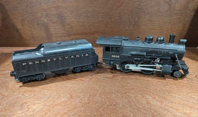 Lionel 8502 O ga 2-4-0 Locomotive Pennsylvania Tender With Sound -Works -See Vid