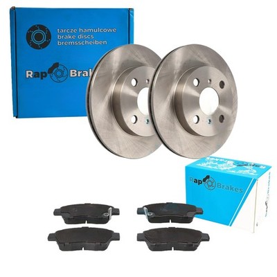 RAP BRAKES BREMSENSET 235mm VORNE passend für TOYOTA YARIS P1