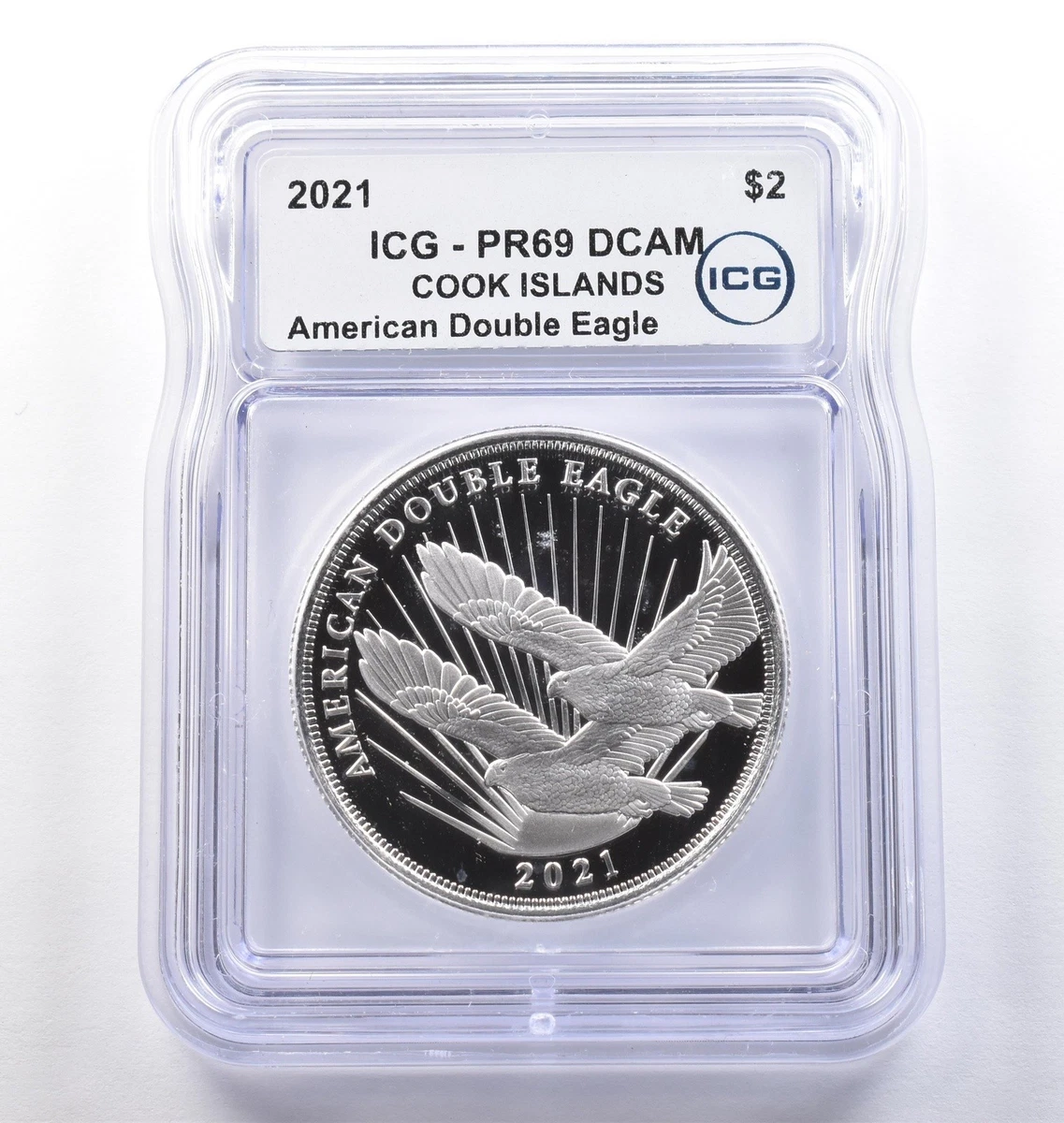 クック諸島 $2 American アメリカン 1⁄2 2020-21年 Eagle 0 2ドル銀貨