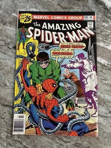 Amazing Spider-Man #158 Doctor Octopus & Hammerhead App 1976 VF- 🕷️🔥