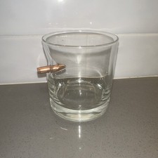 BenShot 11 oz. Ounce Rocks Whiskey Bullet Glass Made in USA Glass Drinkware NIB