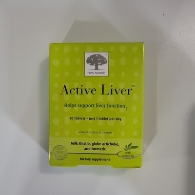 Nordic Active Liver 30 Tablets Daily Liver Detoxifier and Regenerator 04/2028