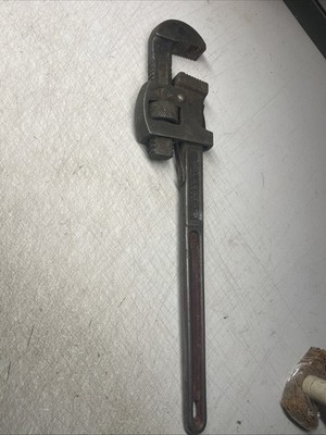 Vintage Antique Genuine Stillson Walworth Tool #18 Pipe Wrench