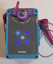 Croove Karaoke Machine Kids With 1 Microphone Bluetooth USB & Light Function ! 