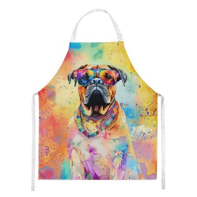 Bullmastiff Hippie Dawg Apron Cooking Kitchen Server Baking Crafts Gardening